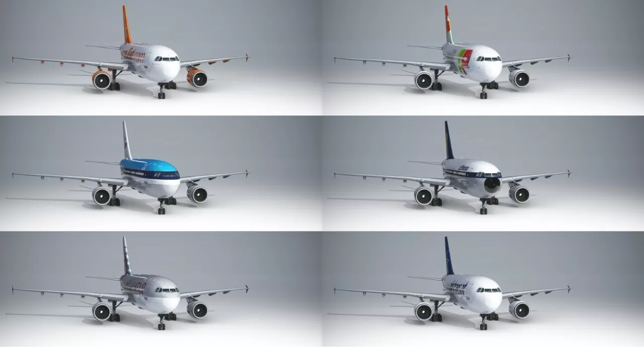 Фото Dreamscenery – A310 Dirty Retro Liveries Pack 1 v0.1.1 - скачать