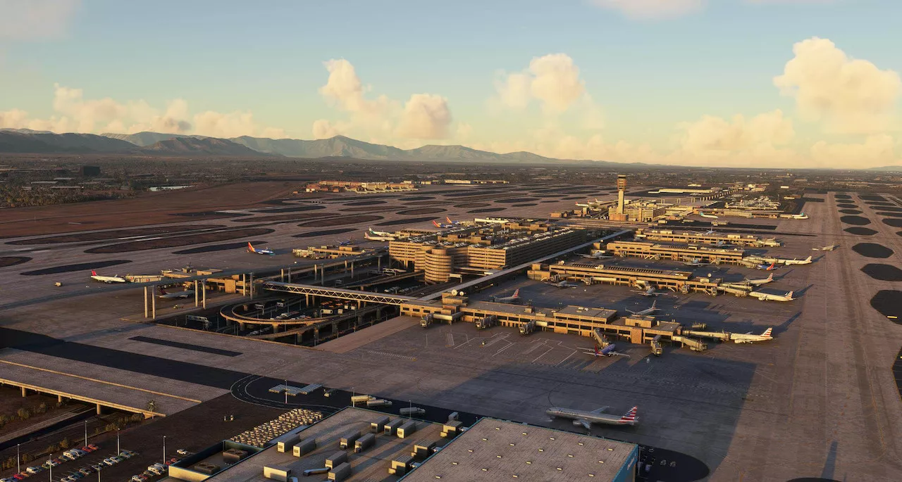 Фото BMWorld and AmSim – KPHX Phoenix Sky Harbor International Airport v1.2.0 - скачать