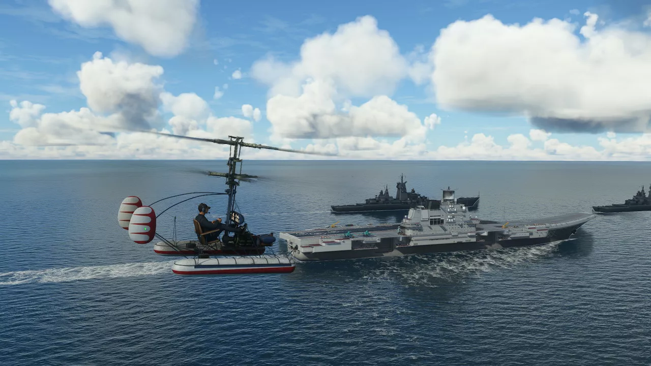 Фото Touching Cloud – Ka–10M & Kuznetsov Carrier v2.5.1 - скачать