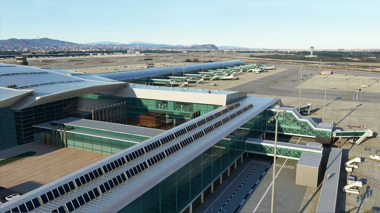 Фото LatinVFR – LEBL Barcelona Airport v1.1.2 - скачать