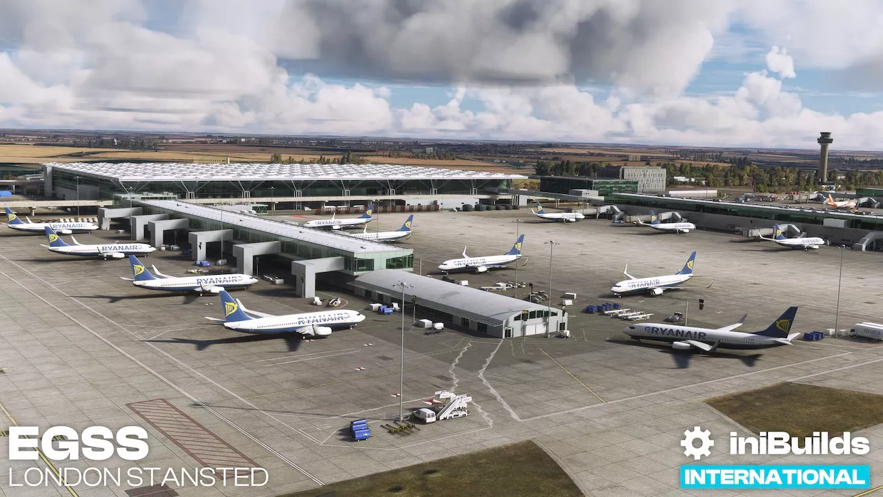 Фото iniBuilds – EGSS London Stansted Airport v1.0.6 - скачать