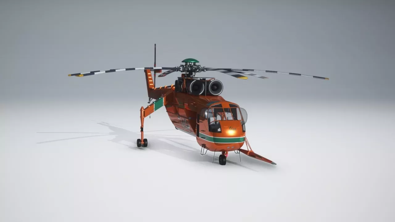 Фото MSCENERY – Sikorsky S–64 Skycrane v0.1.3 - скачать