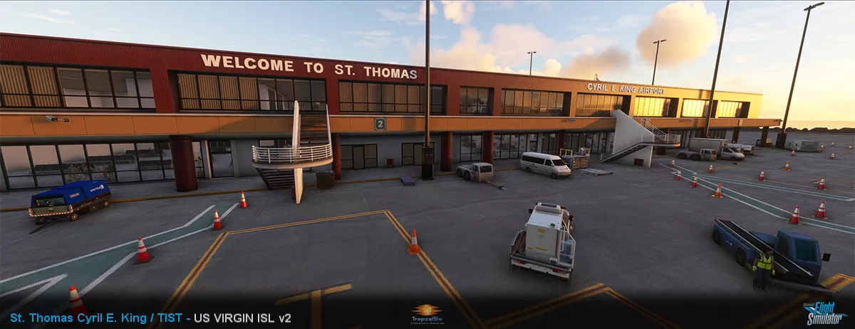 Фото TropicalSim – TIST Cyril E. King Airport v2.0.1 - скачать