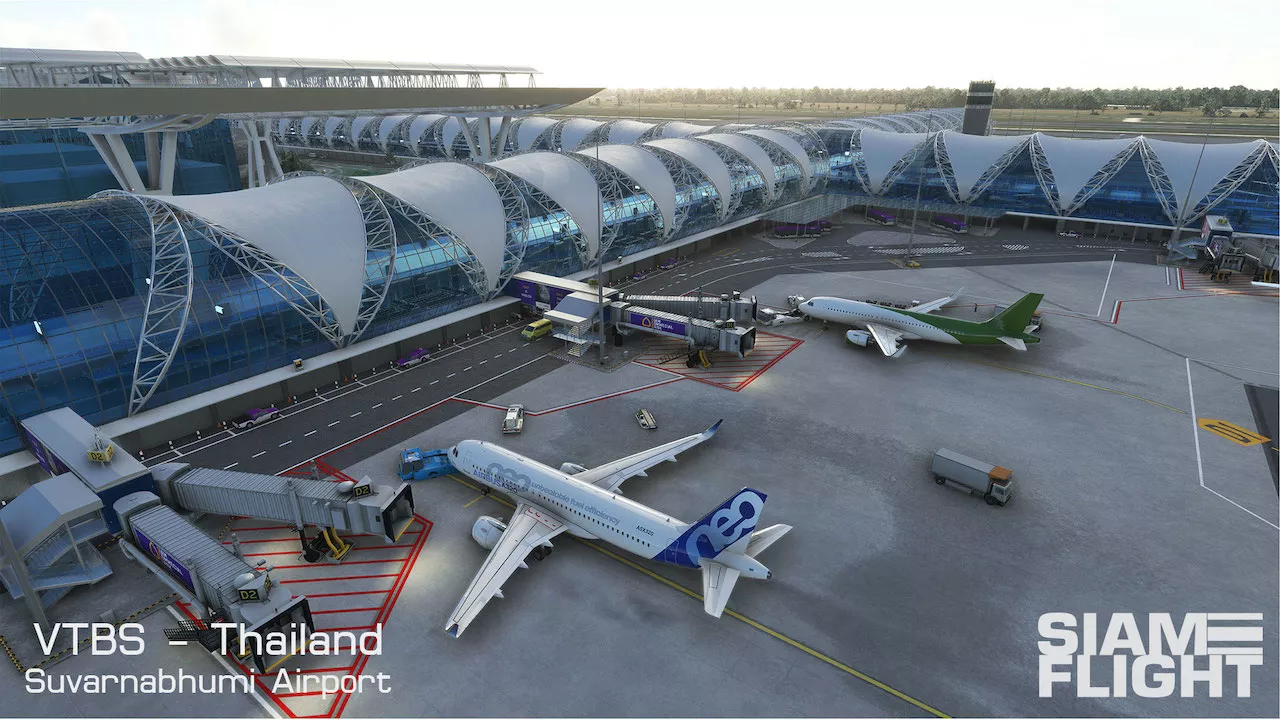 Фото SiamFlight – VTBS Suvarnabhumi Airport v1.0.4 - скачать