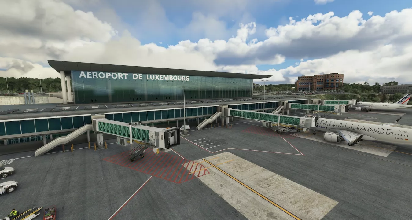 Фото JustSim – ELLX Luxembourg Airport v1.2.1 - скачать
