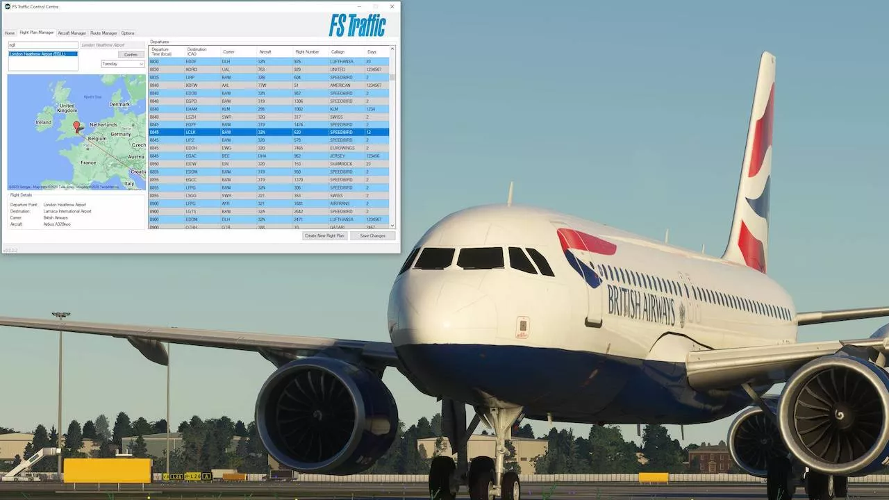 Фото Just Flight – FS Traffic (Core) v1.0.6 - скачать