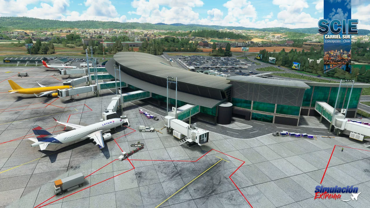 Фото Simulacion Extrema – SCIE Carriel Sur International Airport v2.0.1 - скачать