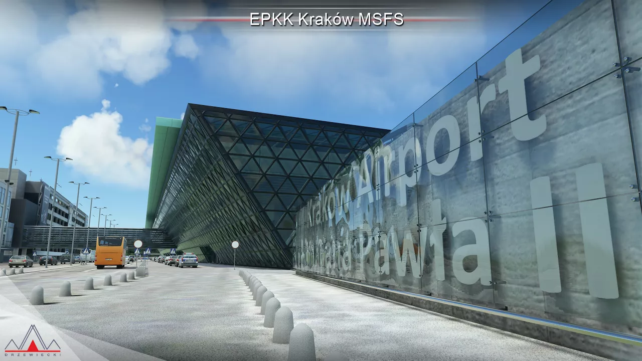 Фото Drzewiecki Design – EPKK Krakow John Paul II International Airport v1.4.0 (Fixed No Static) - скачать