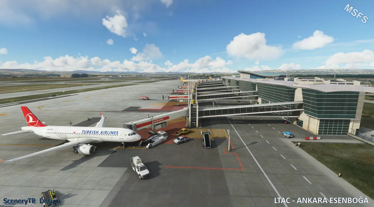 Фото SceneryTR Design – LTAC Ankara Esenboga Airport v1.0.3 - скачать