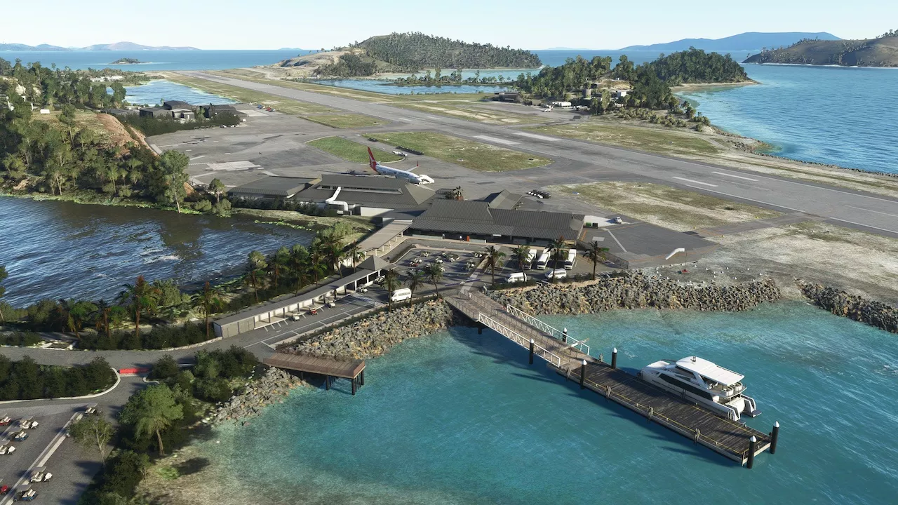 Фото AUscene – YBHM Hamilton Island / Great Barrier Reef Airport v1.0.1 - скачать