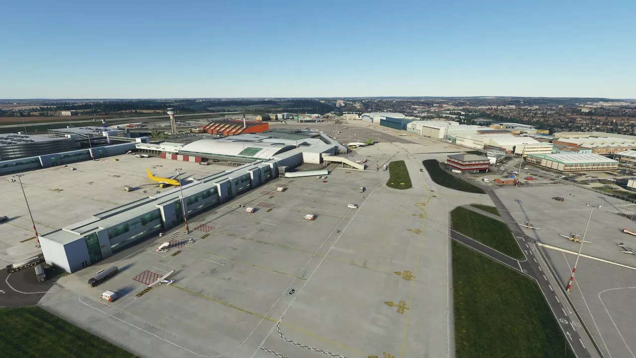 Фото UK2000 Scenery – EGGW Luton Airport v1.2.9 - скачать