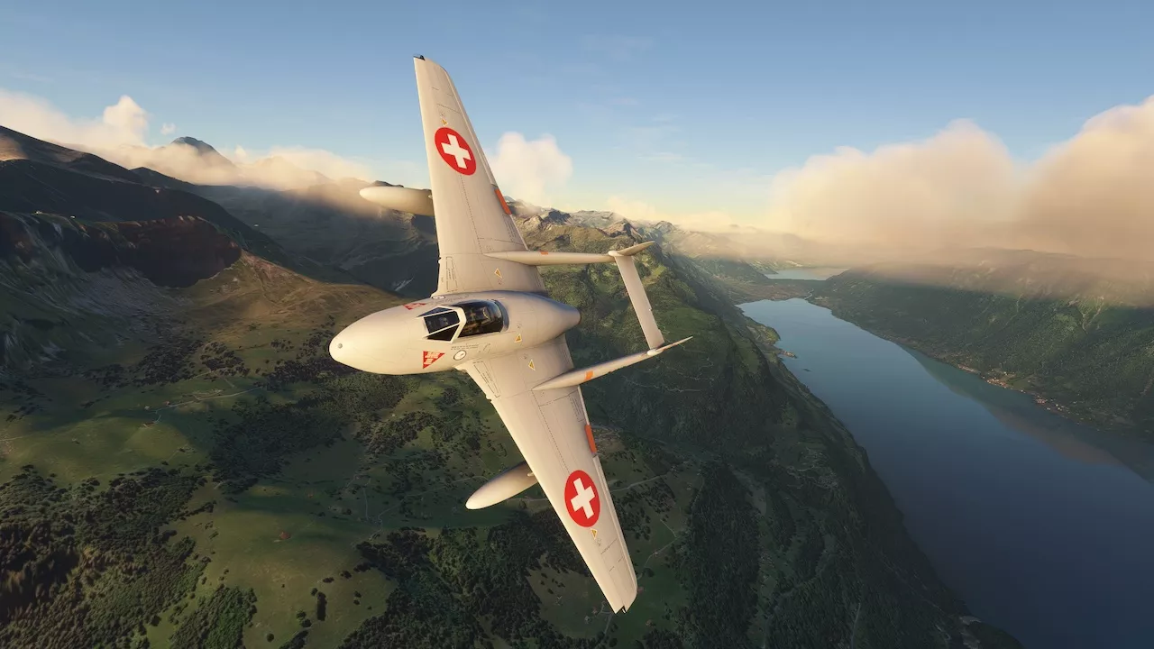 Фото Swissmilsim – de Havilland Vampire DH–100 v2.0.0 - скачать
