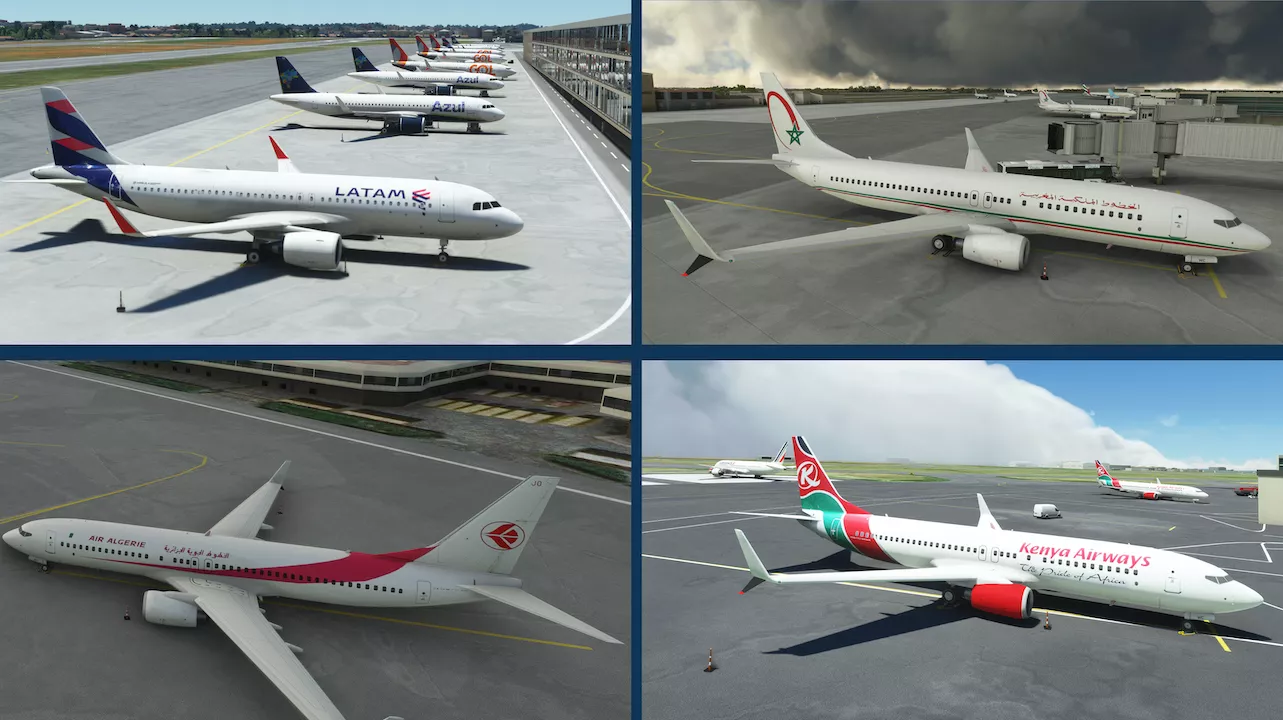 Фото LatinVFR – Static Aircraft Bundle v2.0.5 - скачать