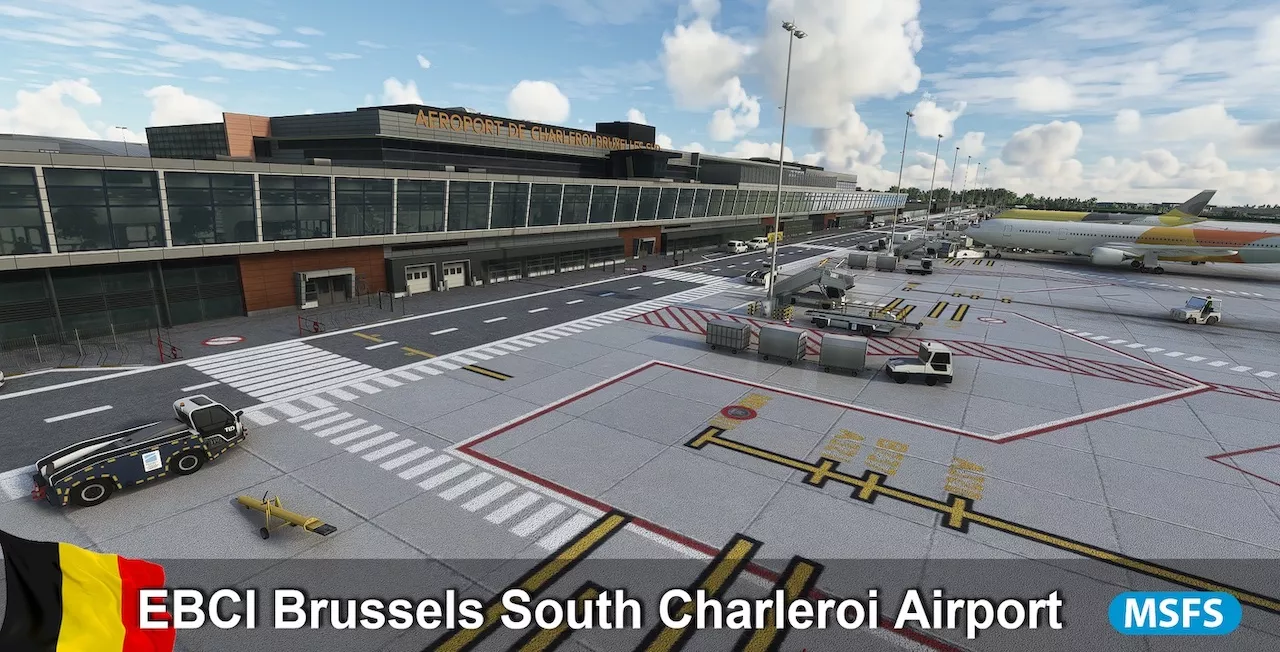 Фото RFscenerybuilding – EBCI Brussels South Charleroi Airport v2.2.0 - скачать