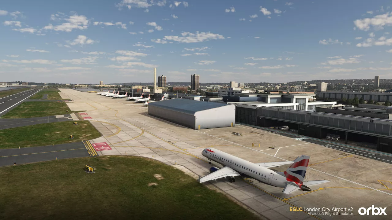 Фото Orbx – EGLC London City Airport v2.0.0 - скачать