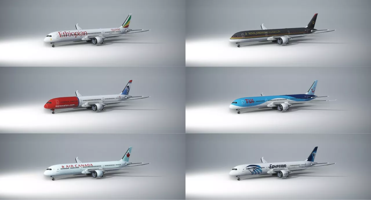 Фото FSoares – B787–10 Liveries Pack World Selection v2.3.2 - скачать