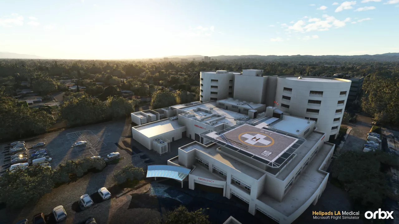 Фото Orbx – LA Medical Helipads / Heliports v1.0.0 - скачать