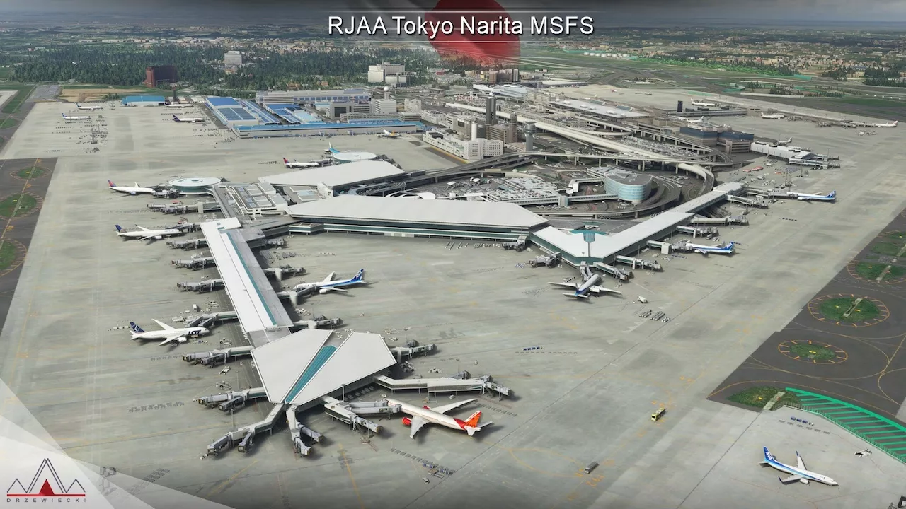 Фото Drzewiecki Design – RJAA Narita International Airport v1.3.0 - скачать