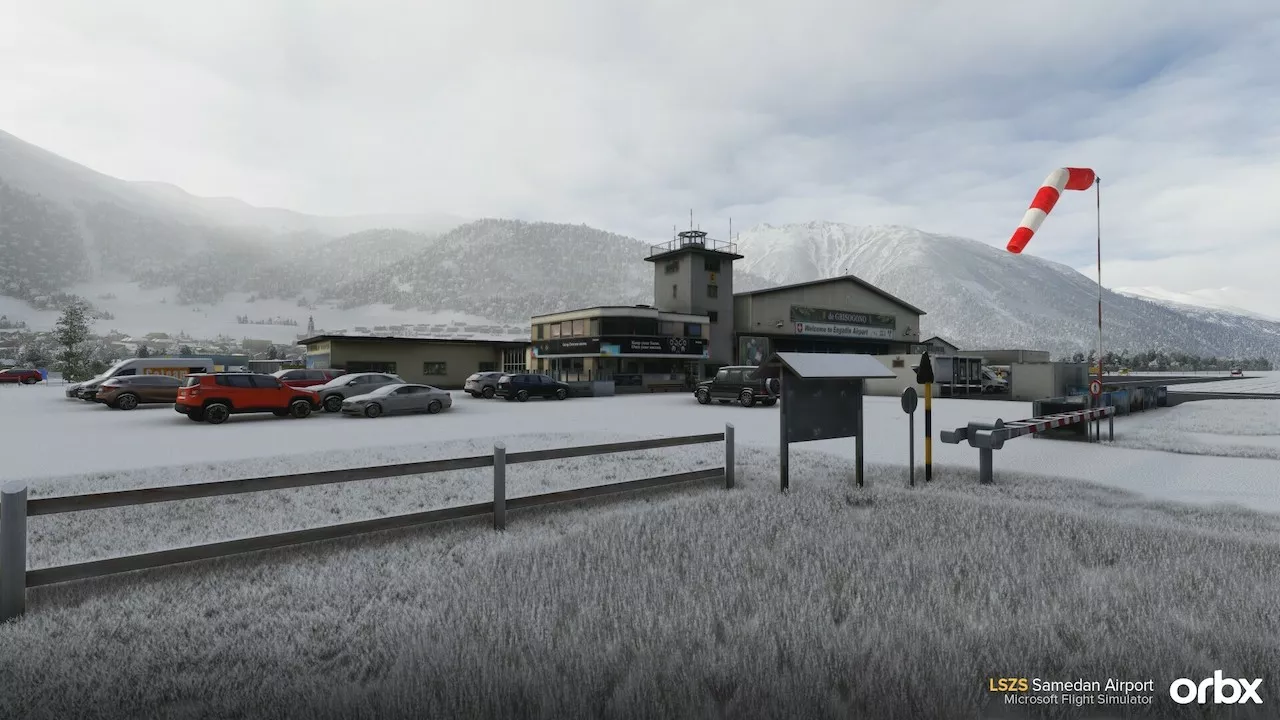 Фото Orbx – LSZS Samedan Airport v1.1.0 - скачать