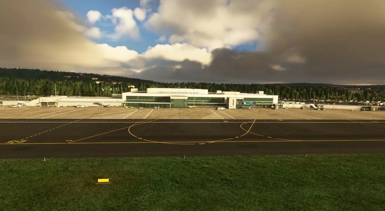 Фото UK2000 Scenery – EGAC George Best Belfast City Airport v1.0.3 - скачать
